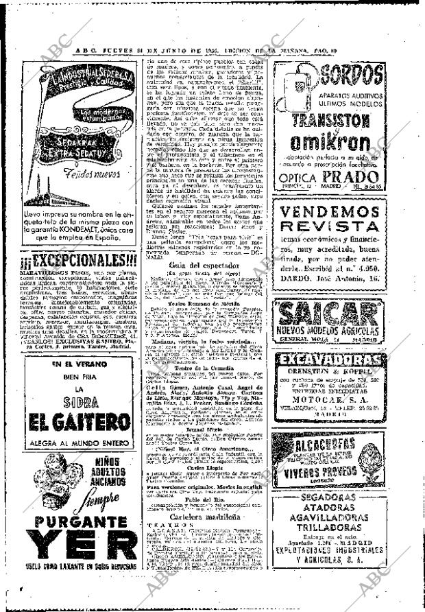 ABC MADRID 21-06-1956 página 50