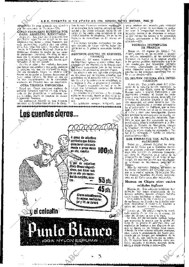 ABC MADRID 22-06-1956 página 33