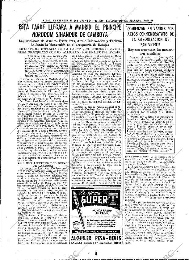 ABC MADRID 22-06-1956 página 43