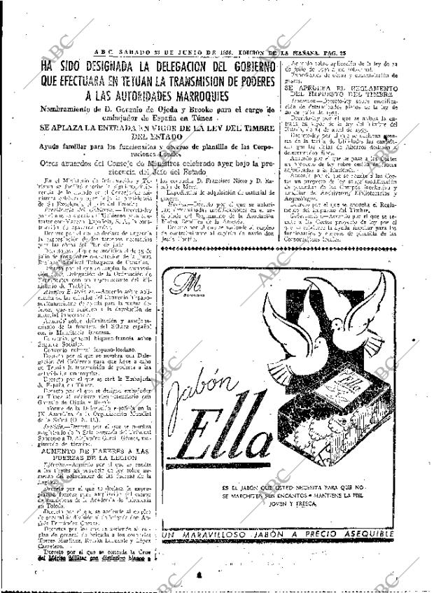 ABC MADRID 23-06-1956 página 25