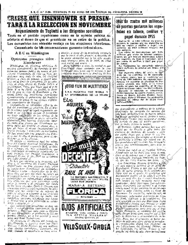 ABC SEVILLA 27-06-1956 página 19
