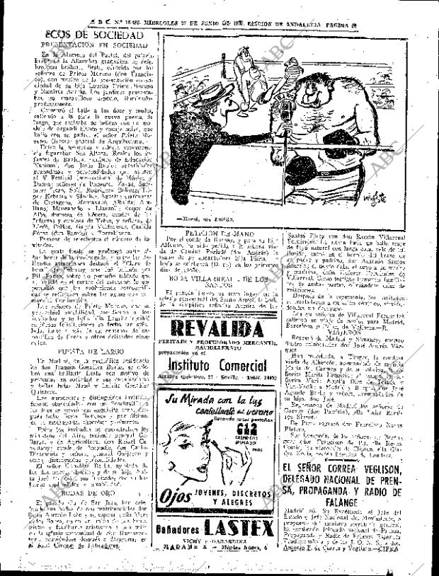 ABC SEVILLA 27-06-1956 página 23