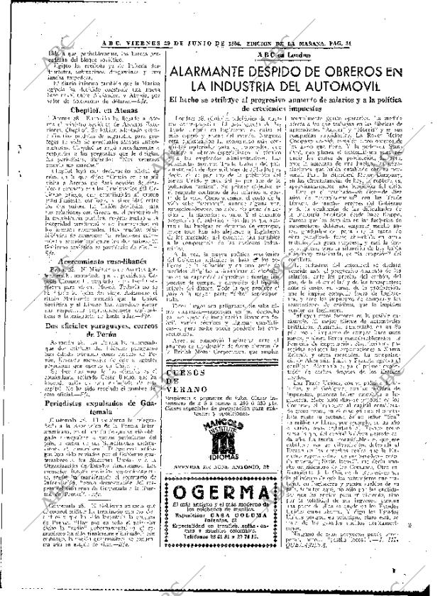 ABC MADRID 29-06-1956 página 29