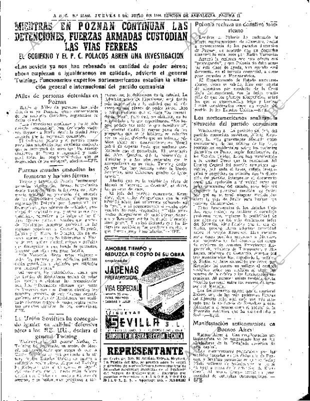 ABC SEVILLA 05-07-1956 página 11