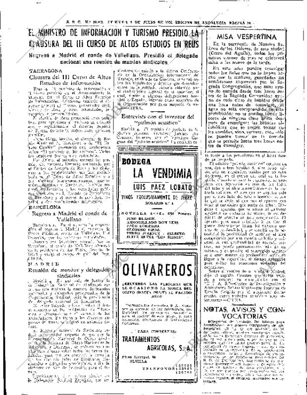 ABC SEVILLA 05-07-1956 página 18