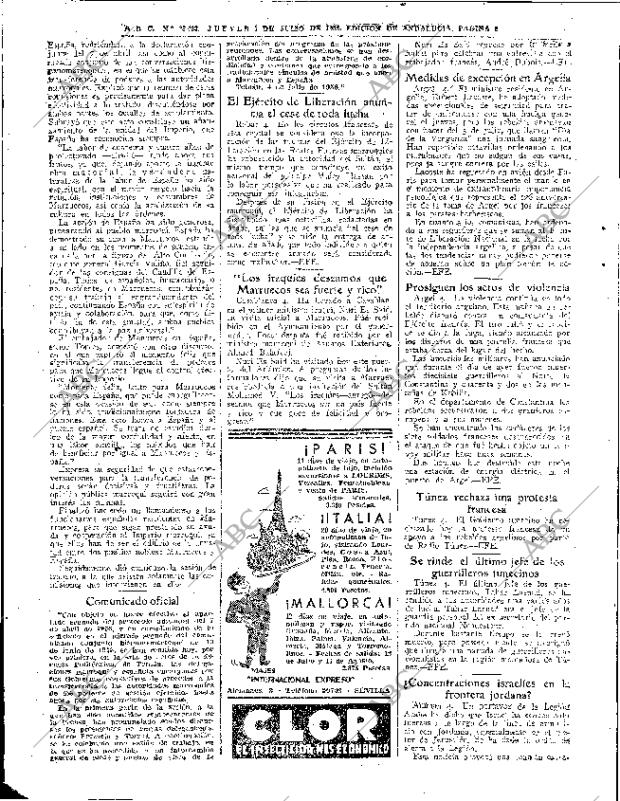 ABC SEVILLA 05-07-1956 página 8