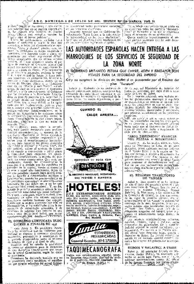ABC MADRID 08-07-1956 página 70