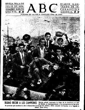 ABC SEVILLA 14-07-1956 página 1