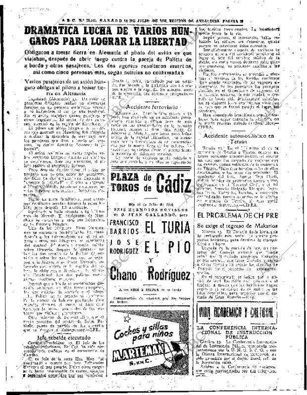 ABC SEVILLA 14-07-1956 página 19