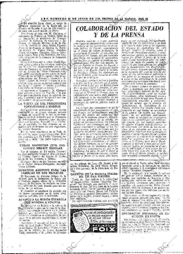 ABC MADRID 22-07-1956 página 38