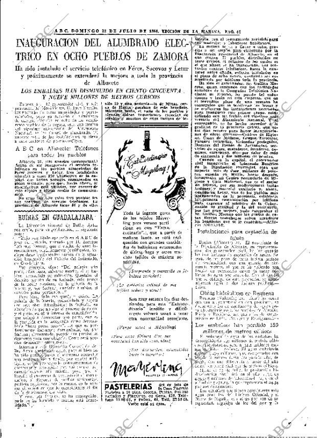 ABC MADRID 22-07-1956 página 45