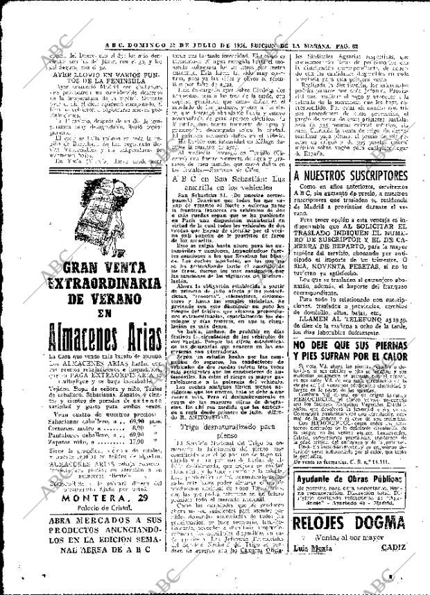 ABC MADRID 22-07-1956 página 46