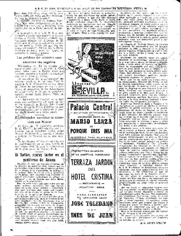ABC SEVILLA 22-07-1956 página 16