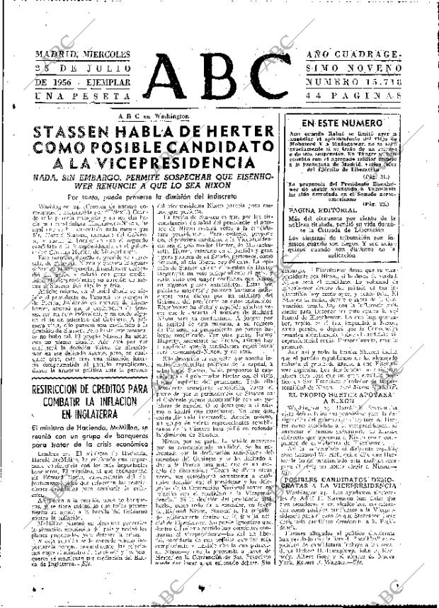 ABC MADRID 25-07-1956 página 15