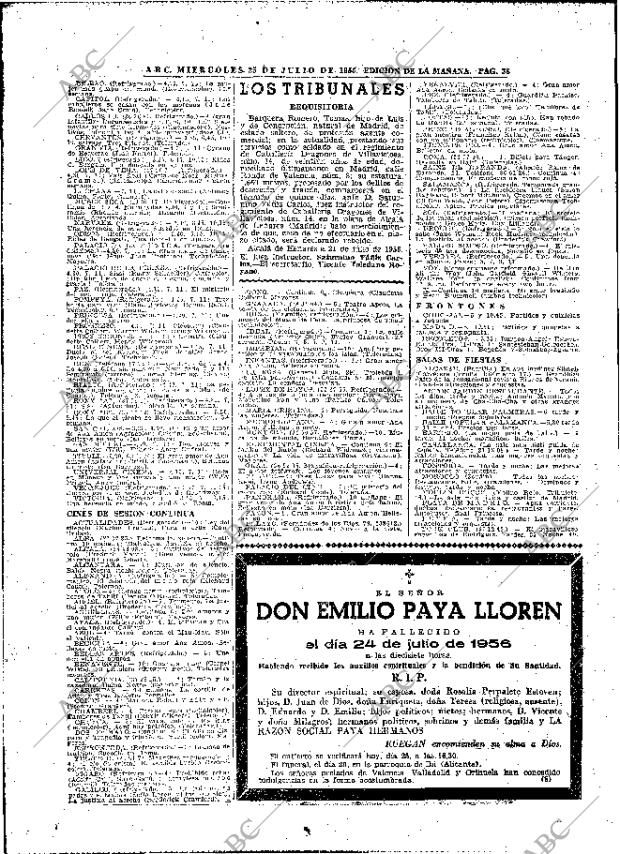 ABC MADRID 25-07-1956 página 38