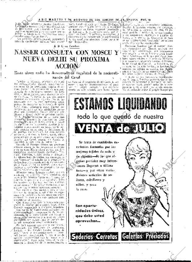 ABC MADRID 07-08-1956 página 19