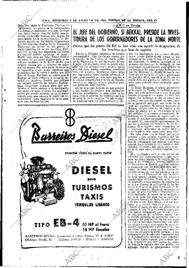 ABC MADRID 08-08-1956 página 19