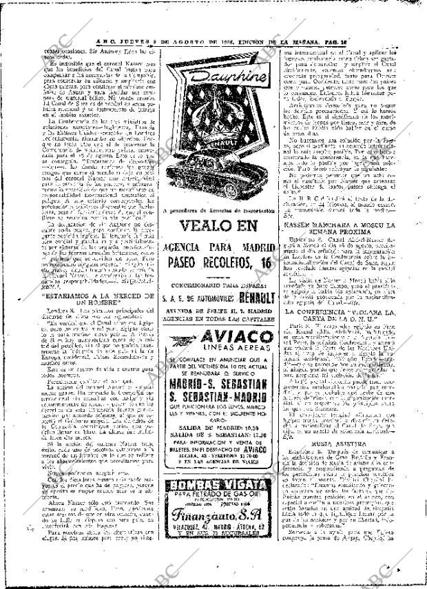 ABC MADRID 09-08-1956 página 16