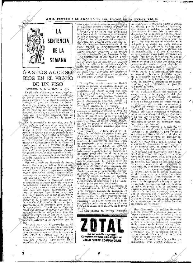 ABC MADRID 09-08-1956 página 28