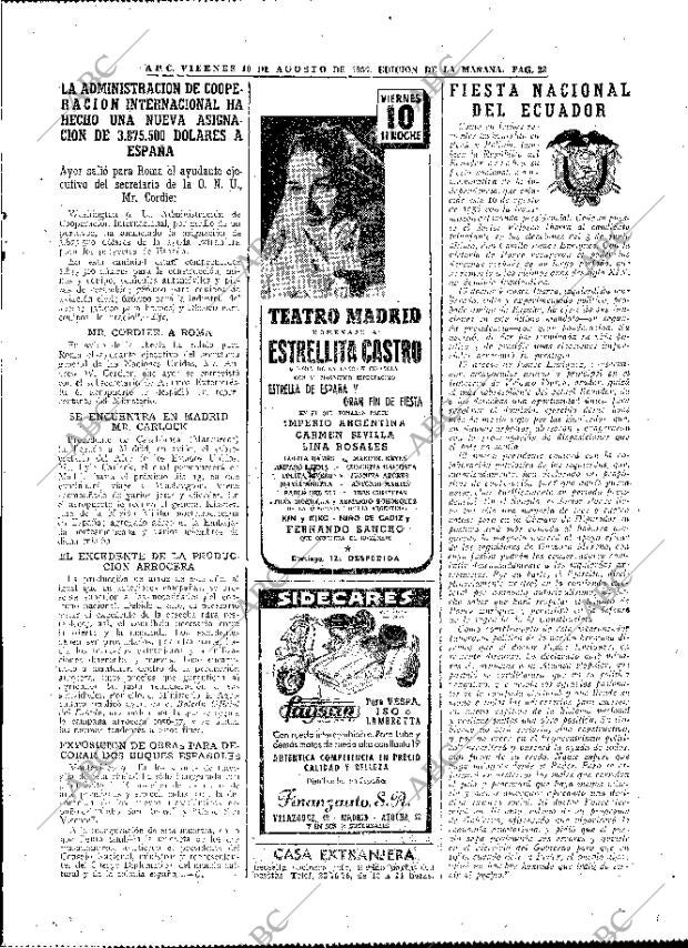 ABC MADRID 10-08-1956 página 23