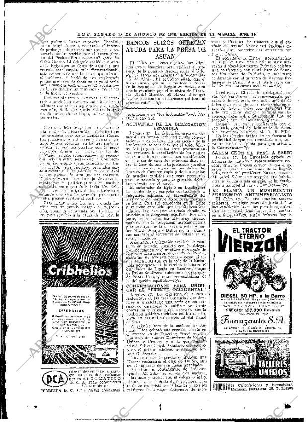 ABC MADRID 18-08-1956 página 16