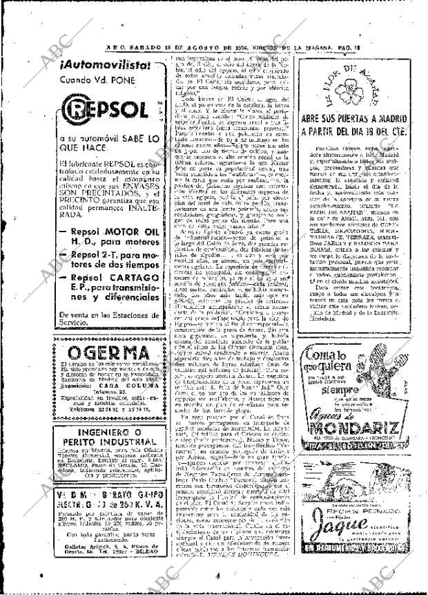 ABC MADRID 18-08-1956 página 18