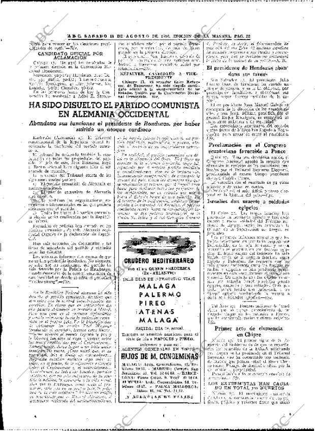 ABC MADRID 18-08-1956 página 22
