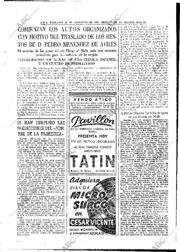 ABC MADRID 18-08-1956 página 25