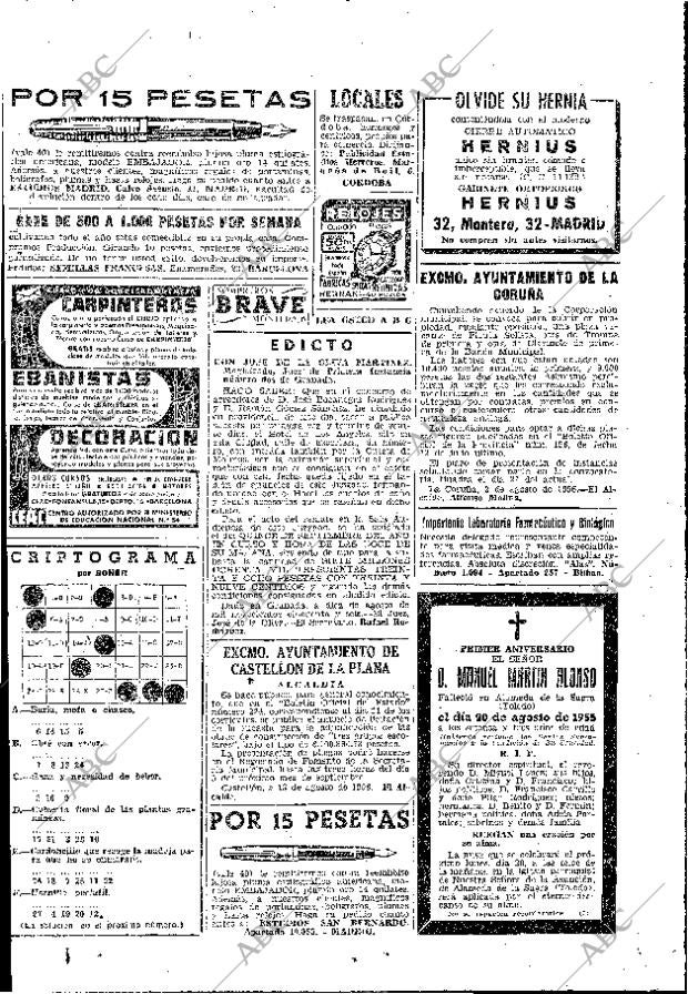 ABC MADRID 18-08-1956 página 39