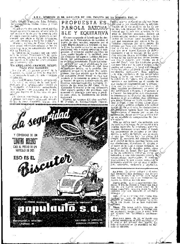 ABC MADRID 19-08-1956 página 49