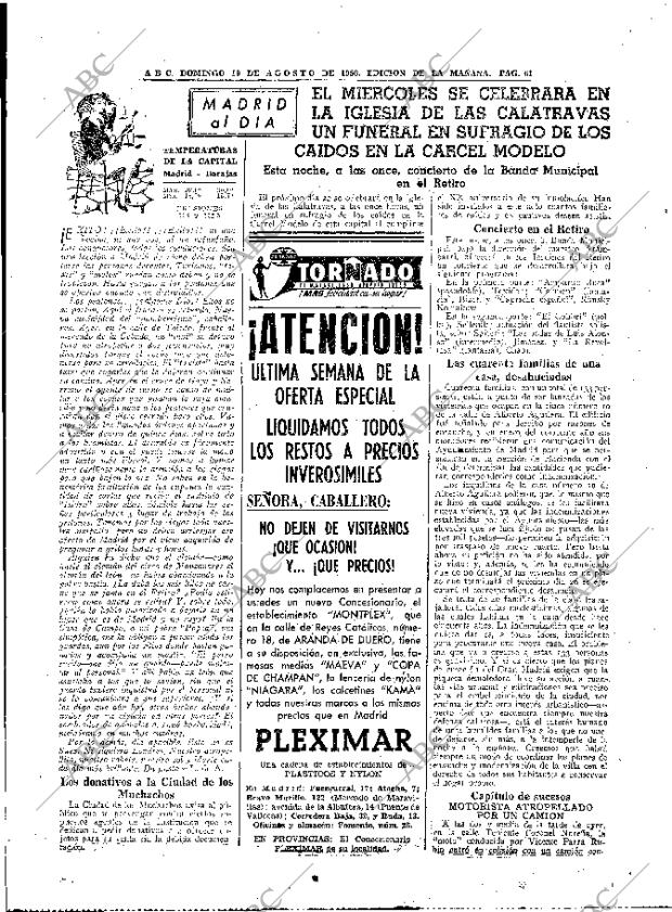 ABC MADRID 19-08-1956 página 61