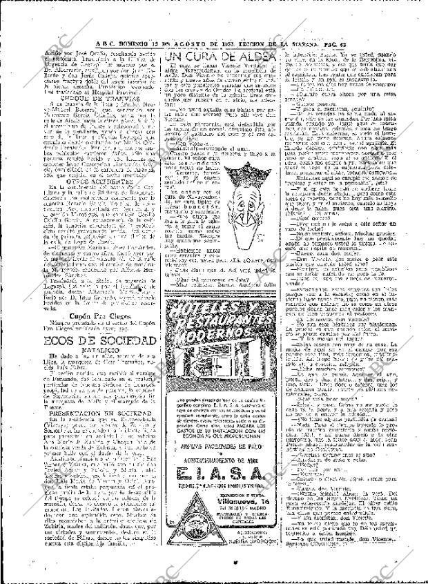 ABC MADRID 19-08-1956 página 62
