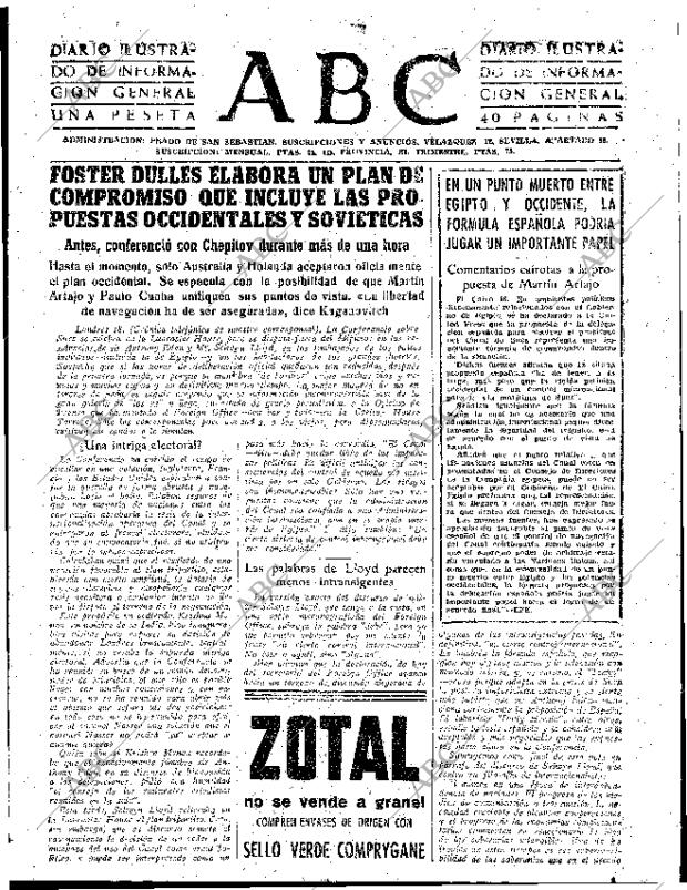 ABC SEVILLA 19-08-1956 página 15