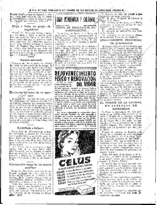 ABC SEVILLA 19-08-1956 página 28