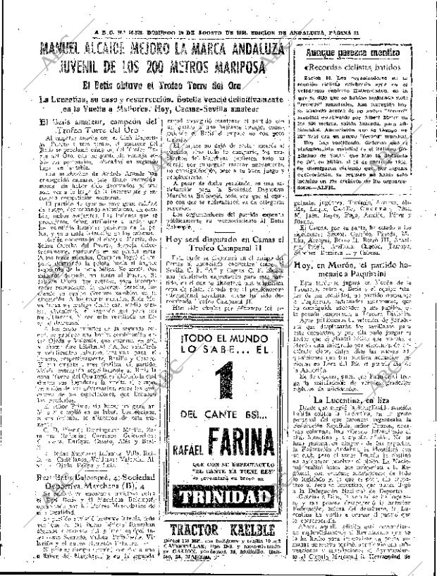 ABC SEVILLA 19-08-1956 página 31