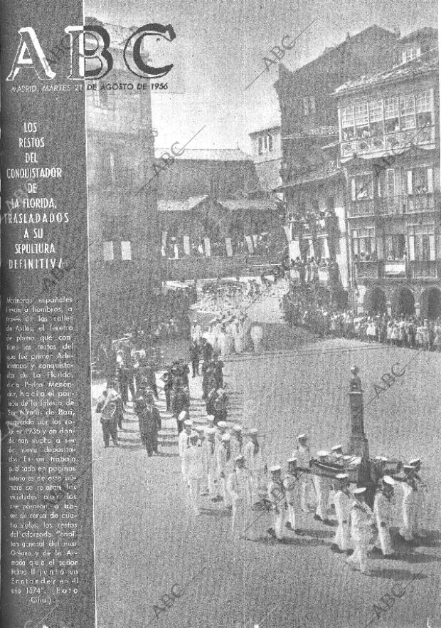 ABC MADRID 21-08-1956 página 1
