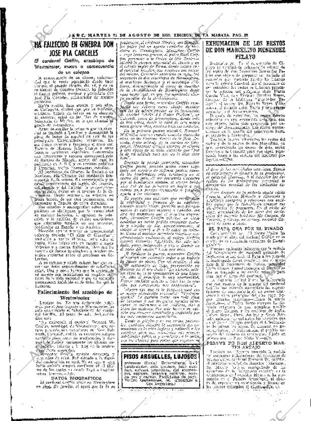 ABC MADRID 21-08-1956 página 22