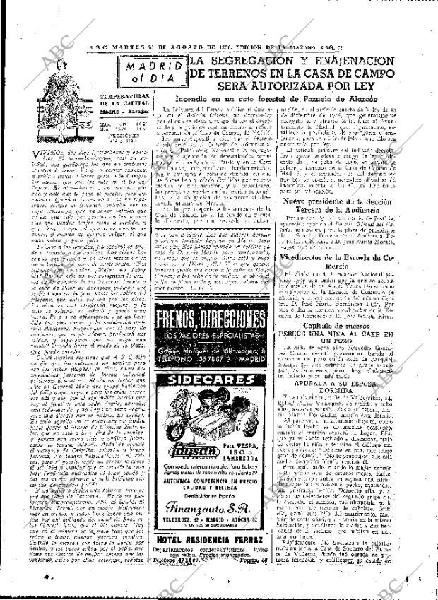 ABC MADRID 21-08-1956 página 29