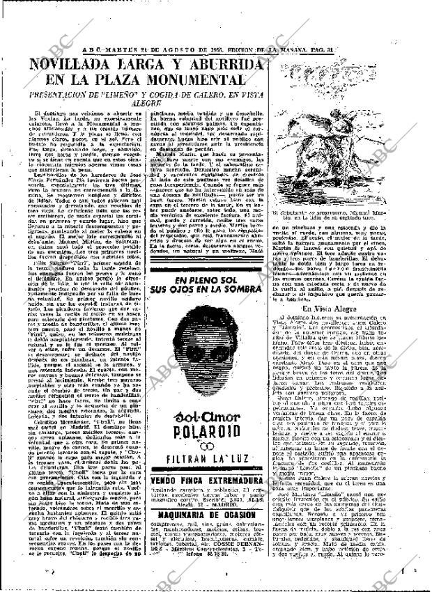 ABC MADRID 21-08-1956 página 31