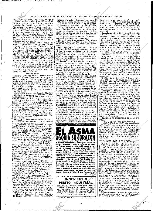 ABC MADRID 21-08-1956 página 33