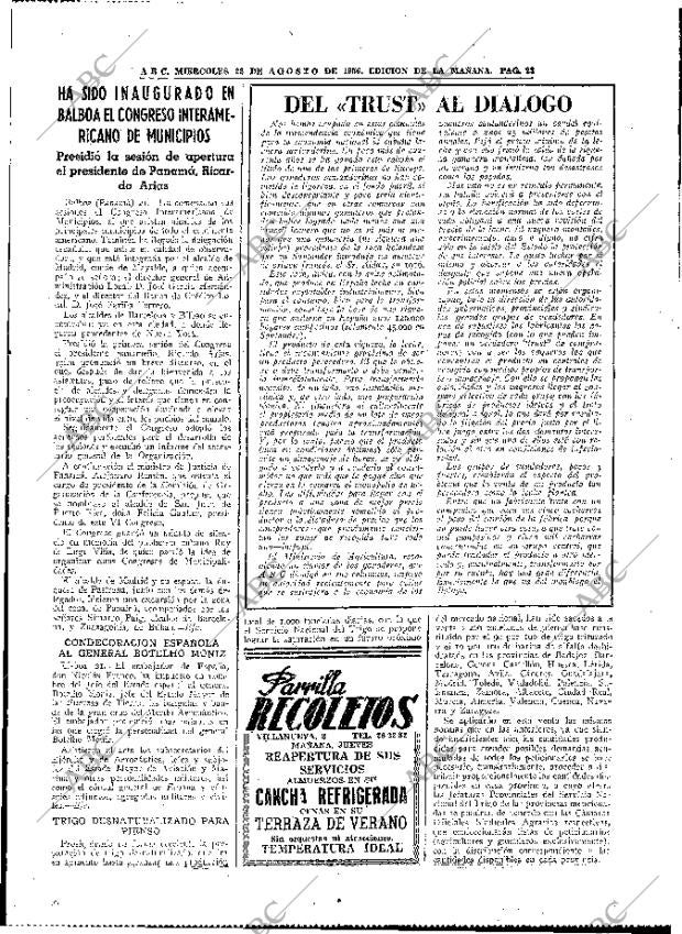 ABC MADRID 22-08-1956 página 23