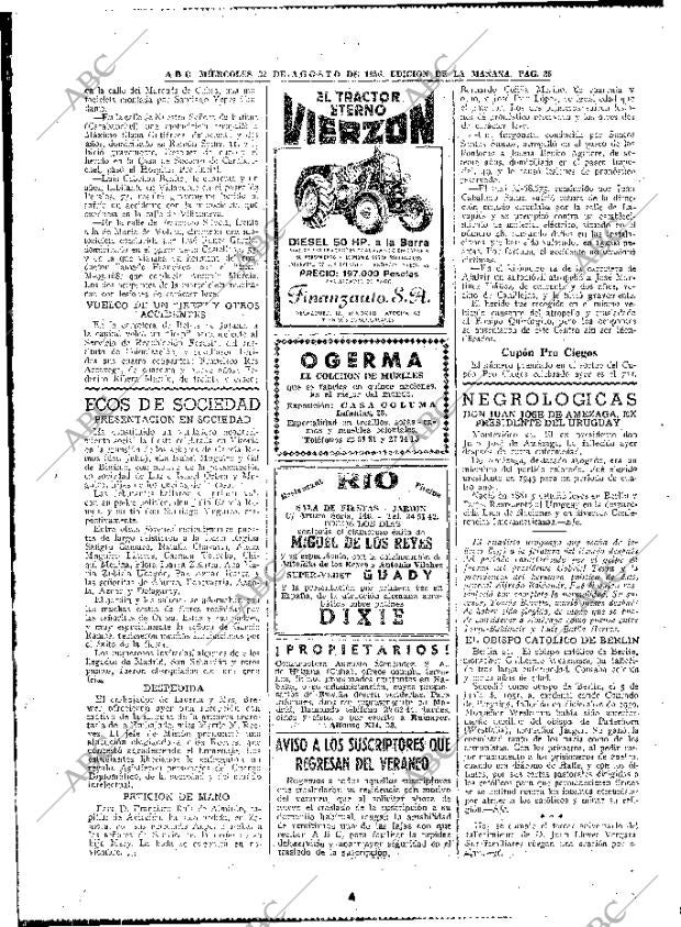 ABC MADRID 22-08-1956 página 28