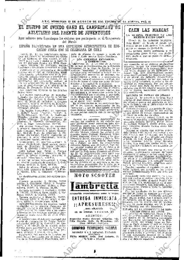 ABC MADRID 22-08-1956 página 31