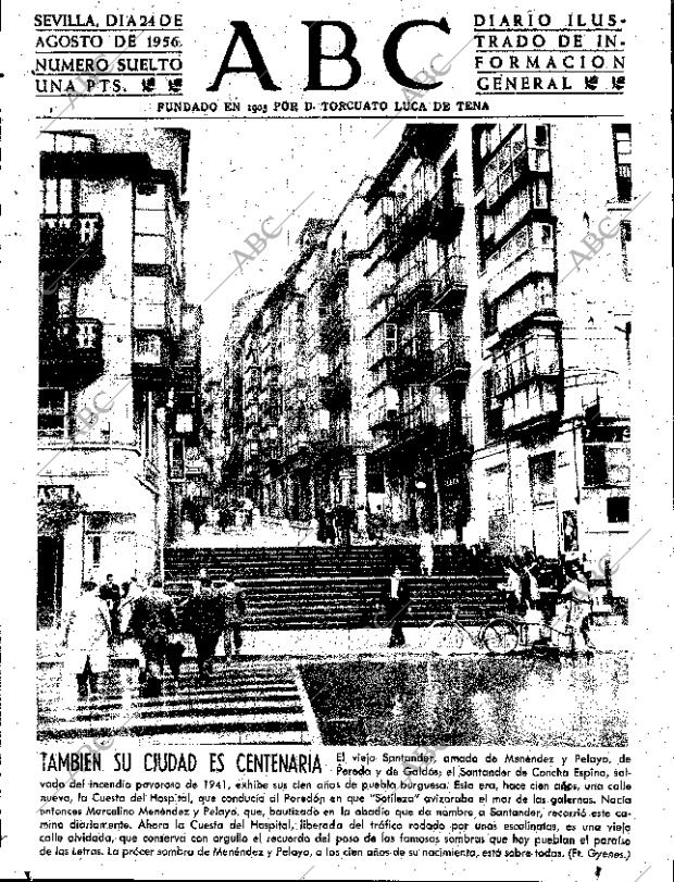 ABC SEVILLA 24-08-1956 página 1