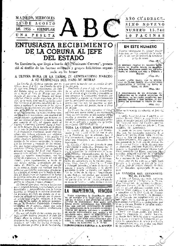 ABC MADRID 29-08-1956 página 15