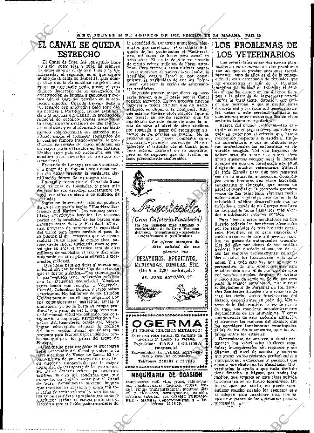 ABC MADRID 30-08-1956 página 13