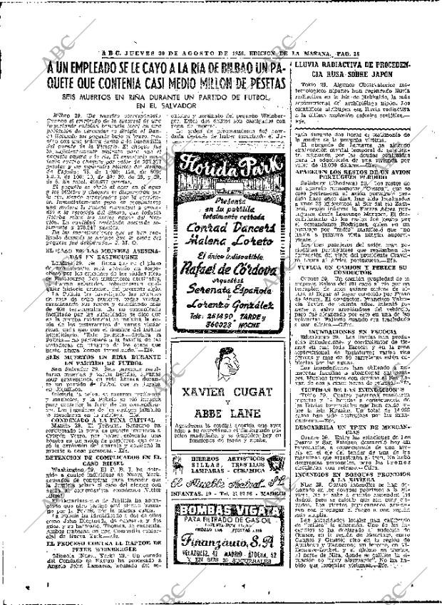 ABC MADRID 30-08-1956 página 22