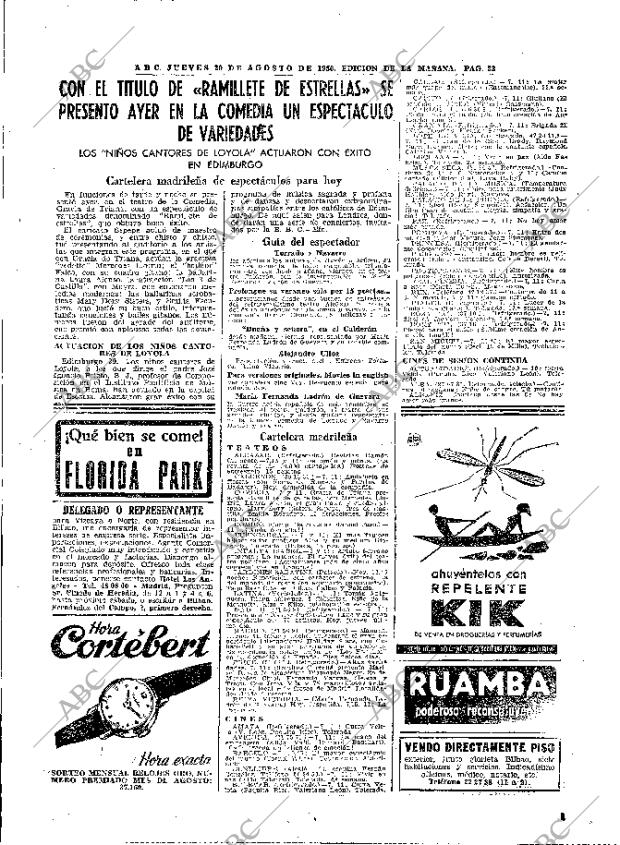 ABC MADRID 30-08-1956 página 27