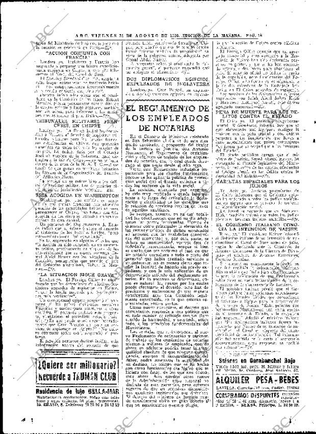 ABC MADRID 31-08-1956 página 14