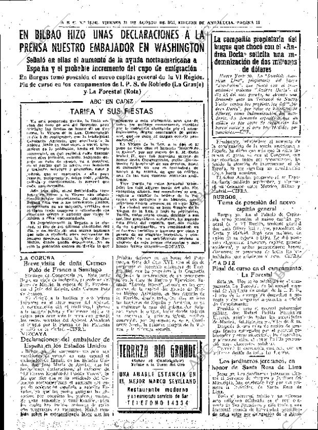 ABC SEVILLA 31-08-1956 página 15